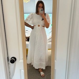 PETAL & PUP WHITE BRIDAL DRESS